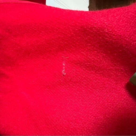 Jones New York Red Wool zip up vest - Picture 7 of 9